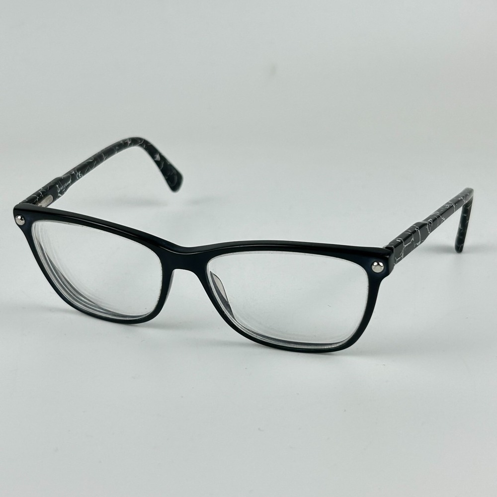 Longchamp LO2613 001 Women's Eyeglasses Frame Black Plastic Cat Eye 54-15-140 mm